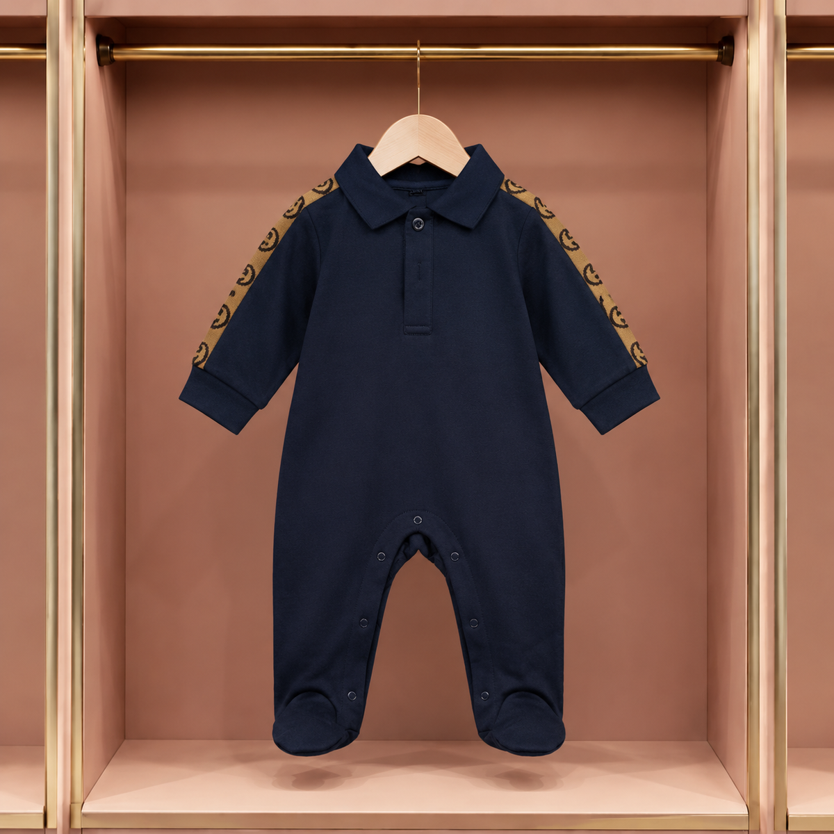 Navy romper