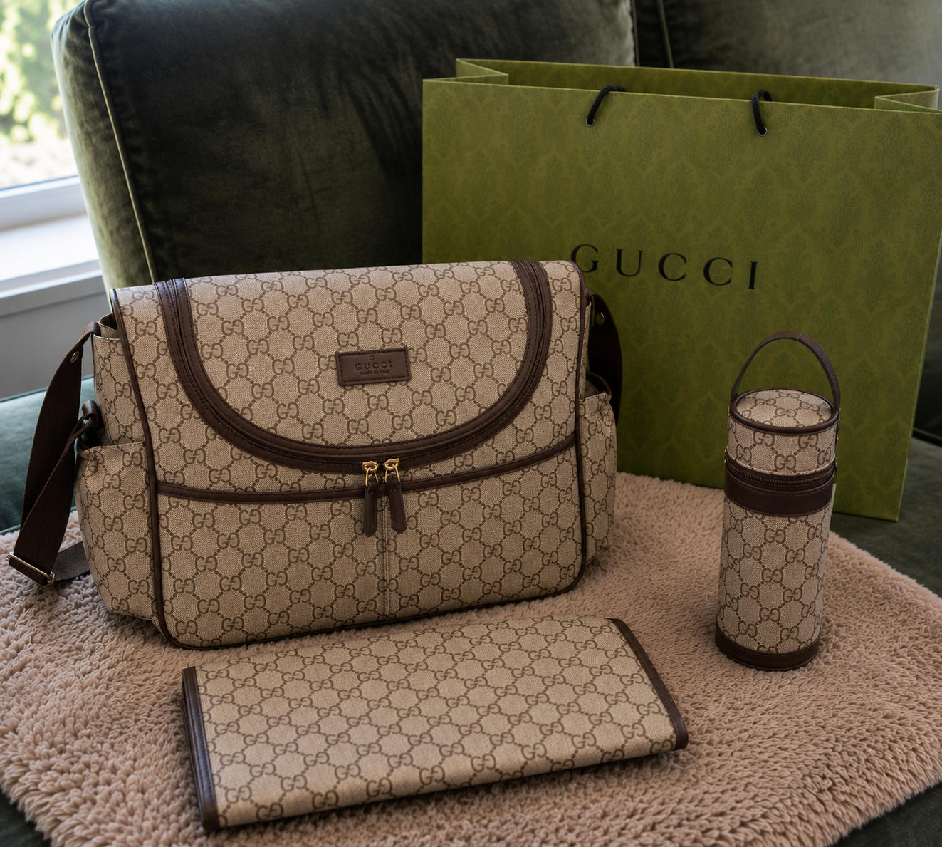 Monogram coffee bag