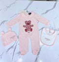 Pink Baby Set & Bib