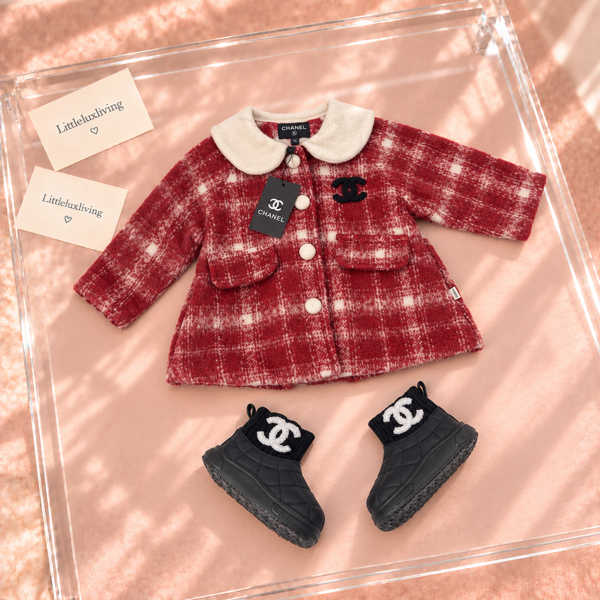 Boots and skirt set