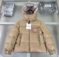 Brown puffer coat