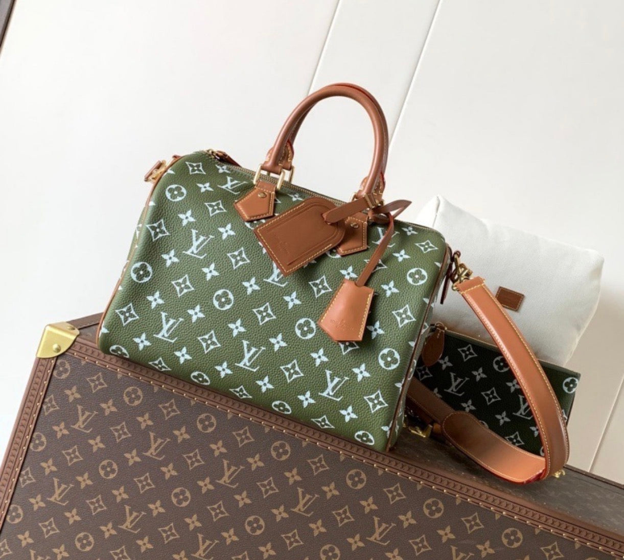 Green duffel