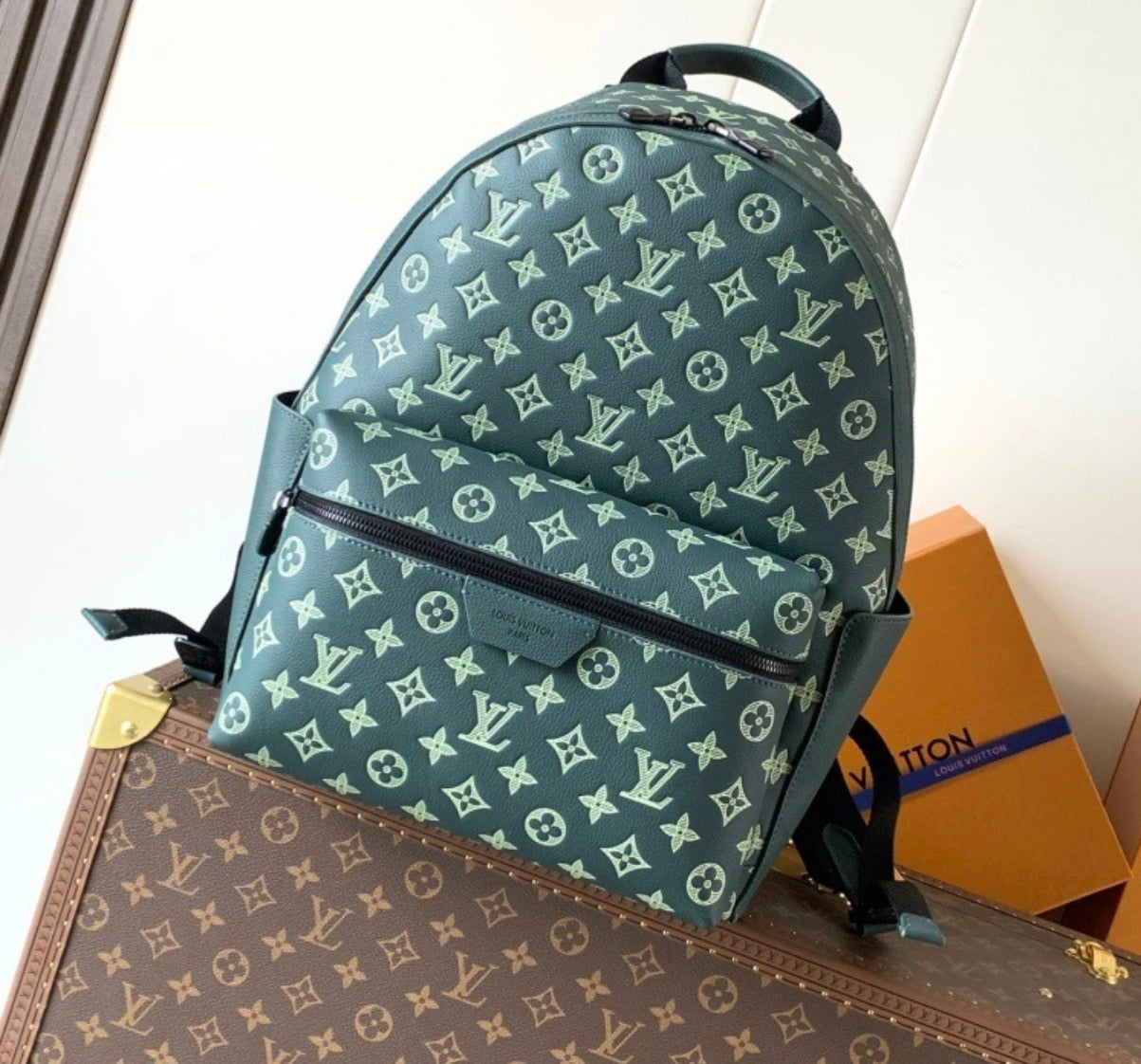 Green backpack