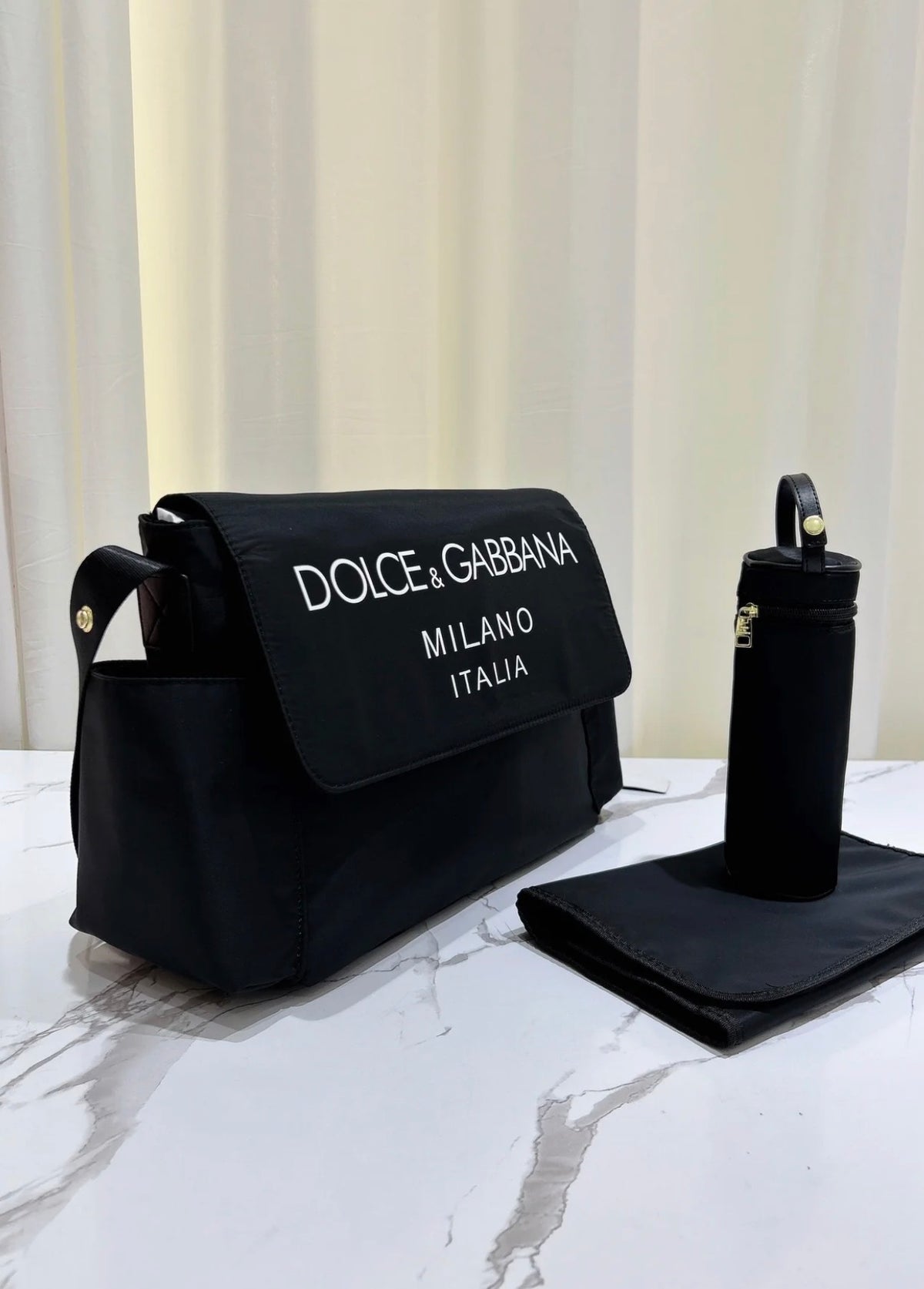 Beige or black changing bags