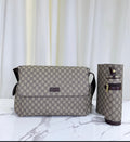 Plain Brown Baby Bag Set