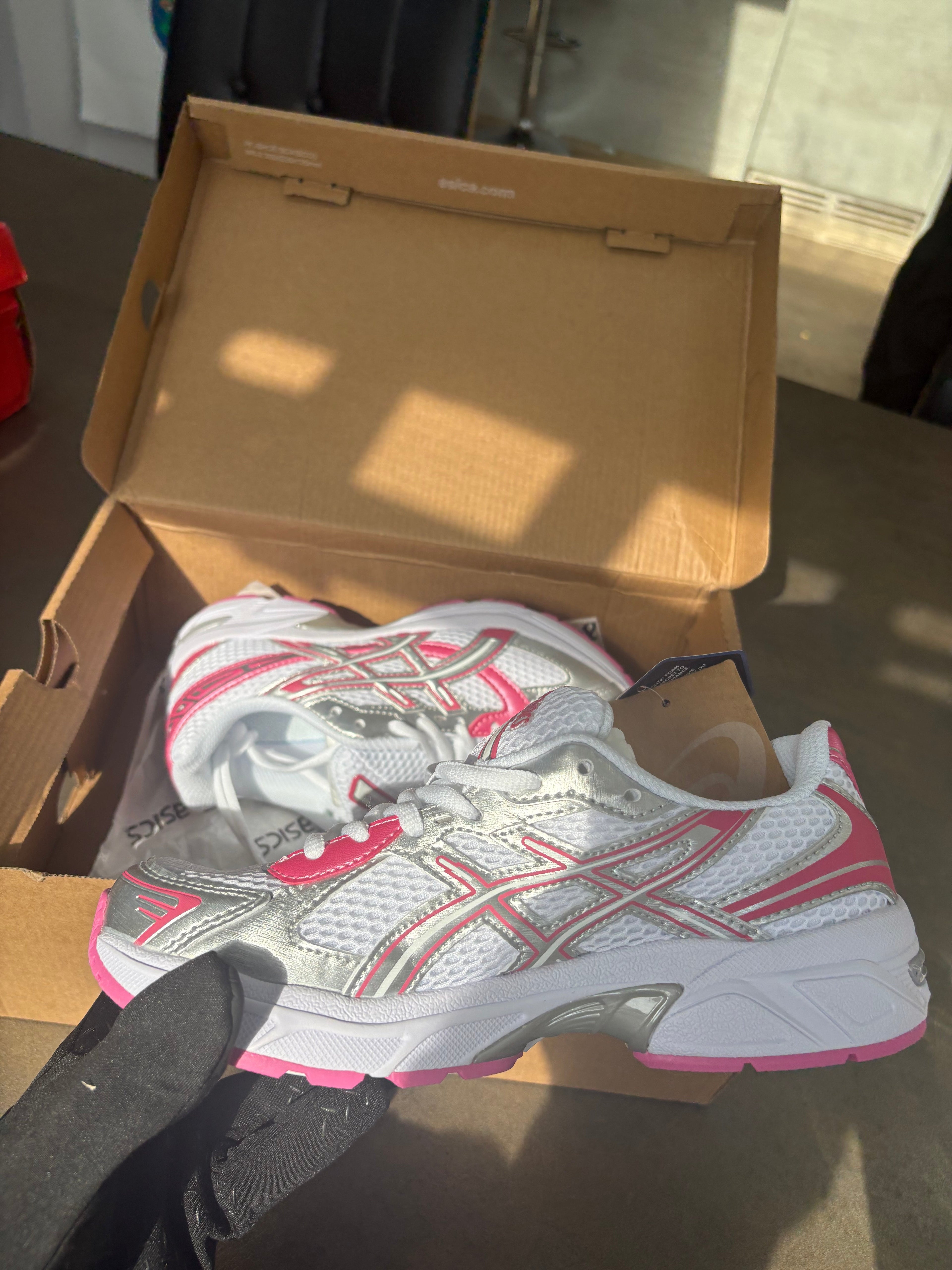 Pink Asics