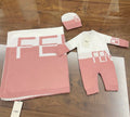Pink Romper and Blanket