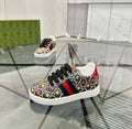 Heart patterned shoes