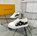 White and black shoes
